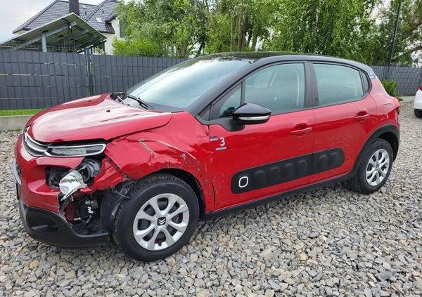 Citroen C3 cena 23500 przebieg: 94000, rok produkcji 2019 z Dobra małe 407